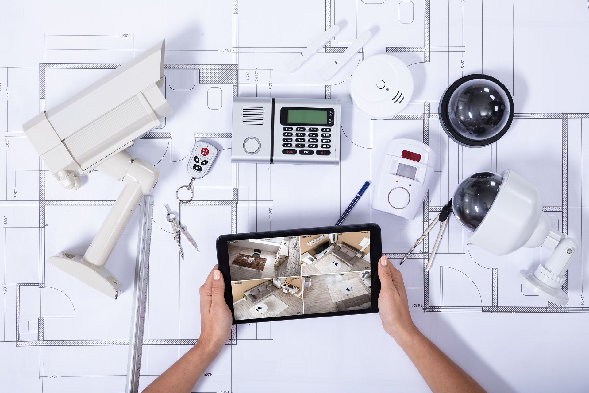 Installation d'une alarme dans une maison
